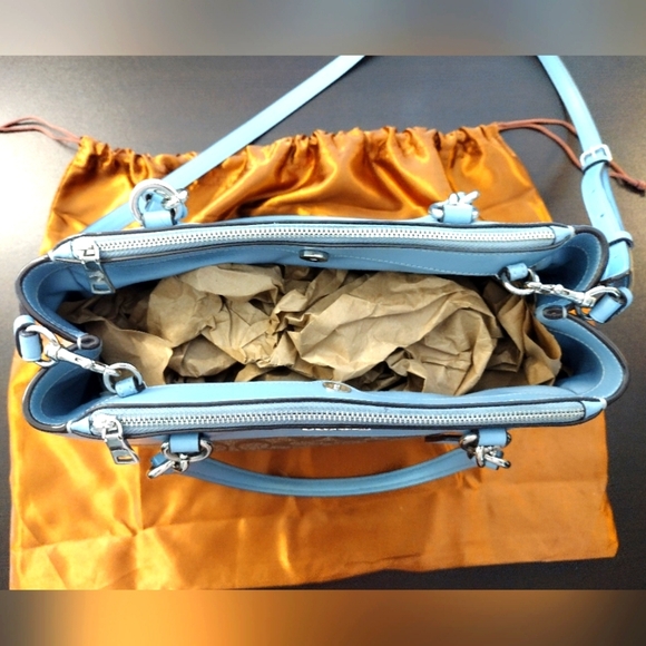 Coach Brooke Carryall Satchel  F25396 Signature Blue - Picture 13 of 15